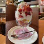 ファミレスのいちごパフェいろいろ