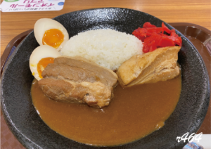 麺処花いちの豚の角煮カレー（イオン千葉ニュータウン）